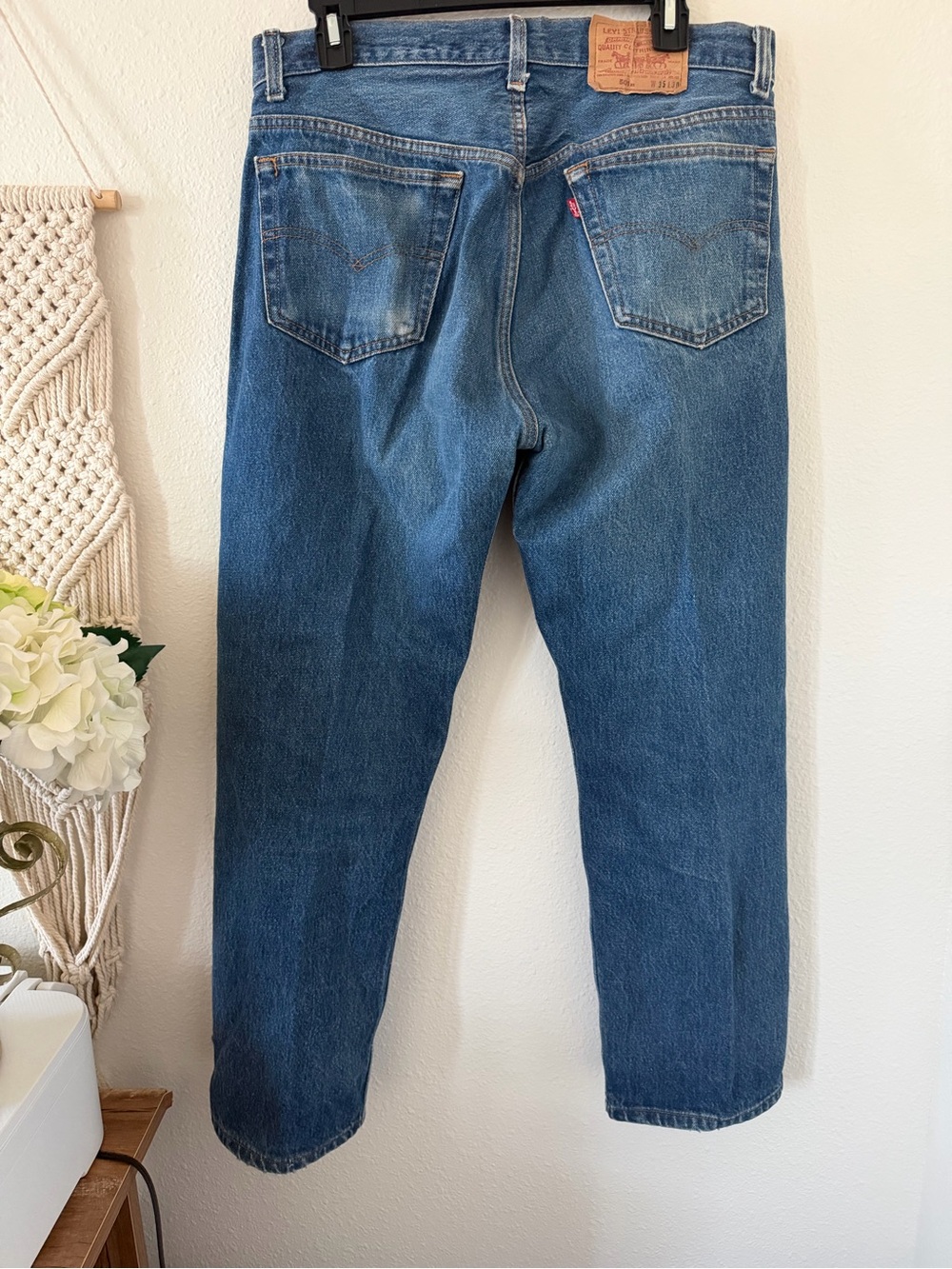 VTG Levi's 501 Men's Blue Classic Straight Jeans 35x30